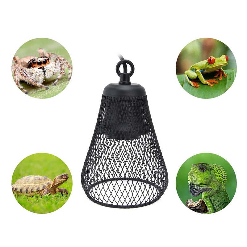Reptile Lampshade Timed Lightweight Hangable Multifunctional Lightweight Heater Guard