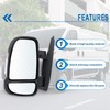 Lqito Left Driver Side Mirror Compatible with 2014-2025 Ram Promaster