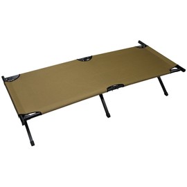 MFH US camp bed aluminium 190x66 cm (Coyote)