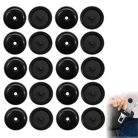 Seat Belt Stopper Buttons, 10 Pairs of Seat Belt Clip Belt Extension Car Belt Plug Belt Stopper Safety Belt Stopper Prevents Belt Buckle Slipping Compatible