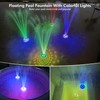 Floating Pool Fountain with Underwater Light Show, Floating Pond Fountain,