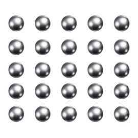 sourcing map 400pcs Precision Balls 5mm Diameter G200 201 Stainless Steel for Bearings