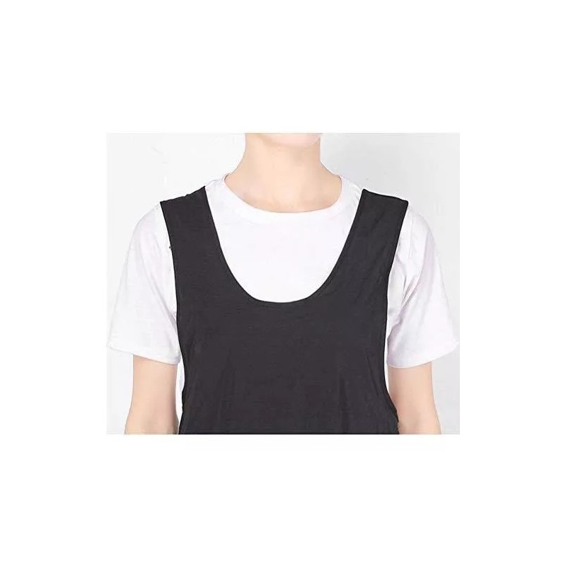 Lurrose Delantal Barbero Profesional Waterproof Salon (negro)
