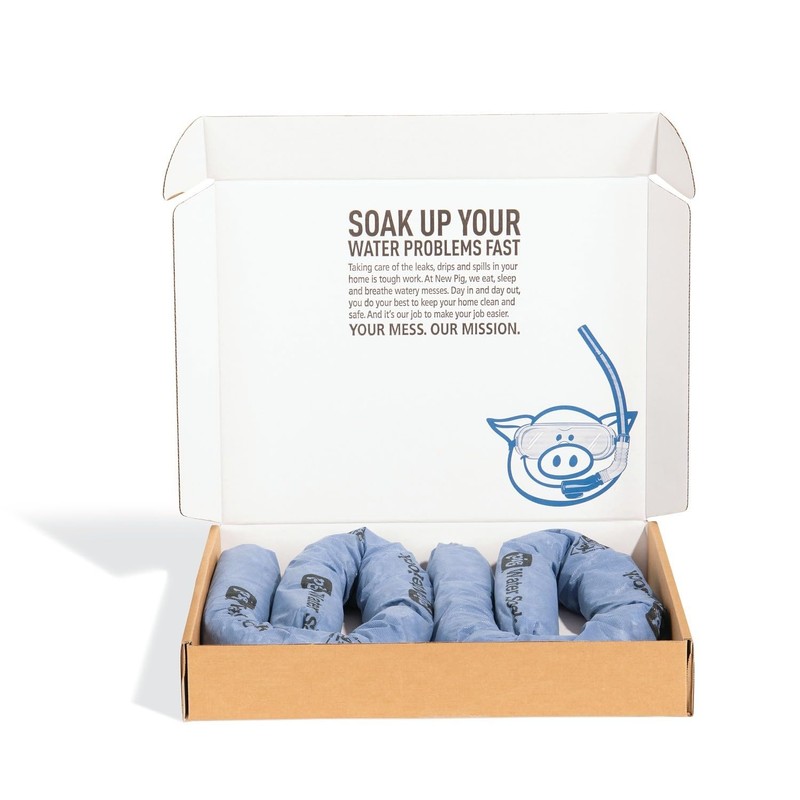 PIG Mildew-Resistant Absorbent Sock | Water Absorbing Snake | 3"