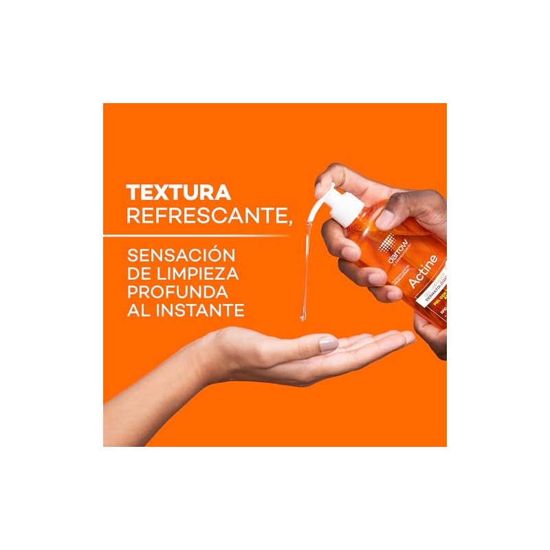 Darrow Actine Gel Limpiador Facial Vitamina C Piel Grasa y