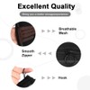 besharppin 2pcs Mesh Cosmetic Bags, Wide Open Zipper Mesh Makeup