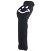 Hirota Golf Socks Knit Smile Utility Headcover (Black)