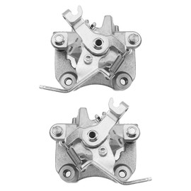 AutoShack Rear Brake Calipers Set of 2 Assembly with Bracket Replacement for 2016-2022 Toyota Prius 2017-2022 Prius Prime 2019-2022 Prius AWD-e 1.8L AWD FWD Driver and Passenger Side BC8342PR