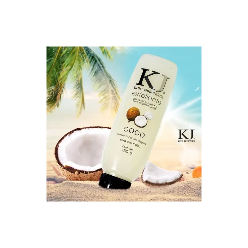 Exfoliante Facial Y Corporal En Gel Kj Con Extracto Natural