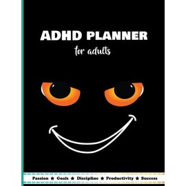 ADHD Planner For Adults: A Daily, Weekly, Monthly and Yearly Undated Planner to Help You Organize Your Life | Adhd Journal for Men Women Adults and ... People | Pretty Simple Designed Black Cover