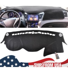 XUKEY Fit For Hyundai Sonata 2011 2012 2013 2014 Dash Mat Dashboard Cover Carpet Pad