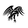 Bargain Max Decals Tribal Eagle Decal Notebook Car Laptop 5.5"