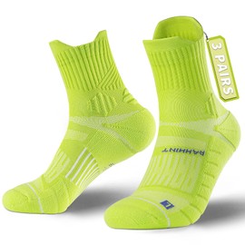 Compression Running Socks Men Women Anti Blister Socks Walking Socks Hiking Socks Quarter Length with Arch Support