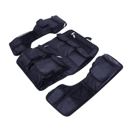 TCMT Black Saddle bags Lid Organizer Pouch Fit For Harley Tour Pak FLH 1999-2013 2012