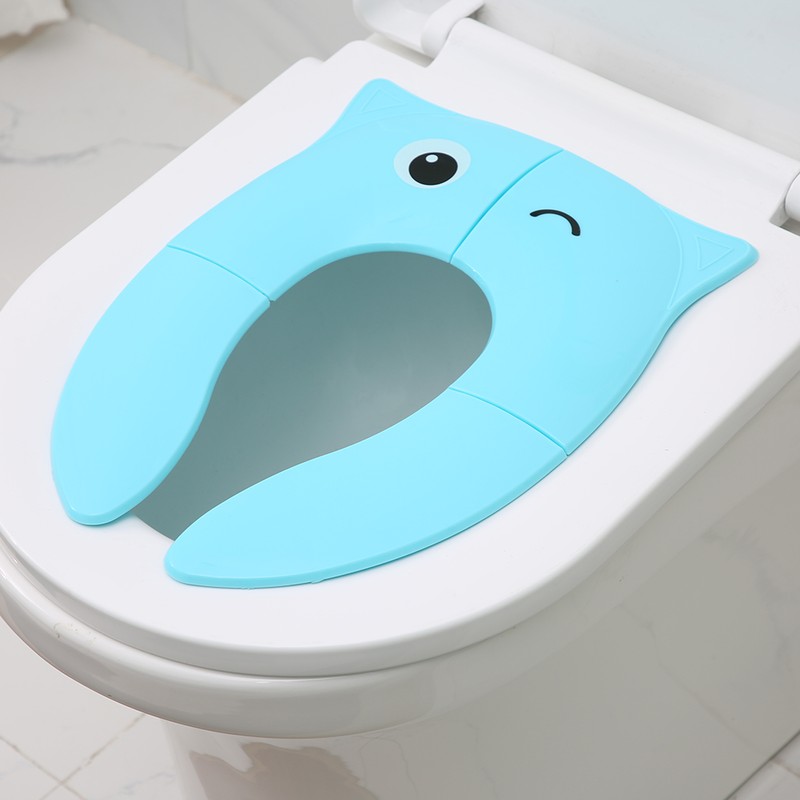 Kids Folding Potty Seat Pad Portable Travel Baby Toddler Toilet