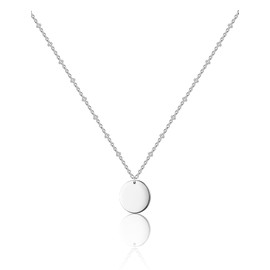 Handcrafted Silver Circle Pendant | Exclusive Women’s Jewelry