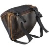 Tough 1 Canvas Pommel Bag Leather Accents Black