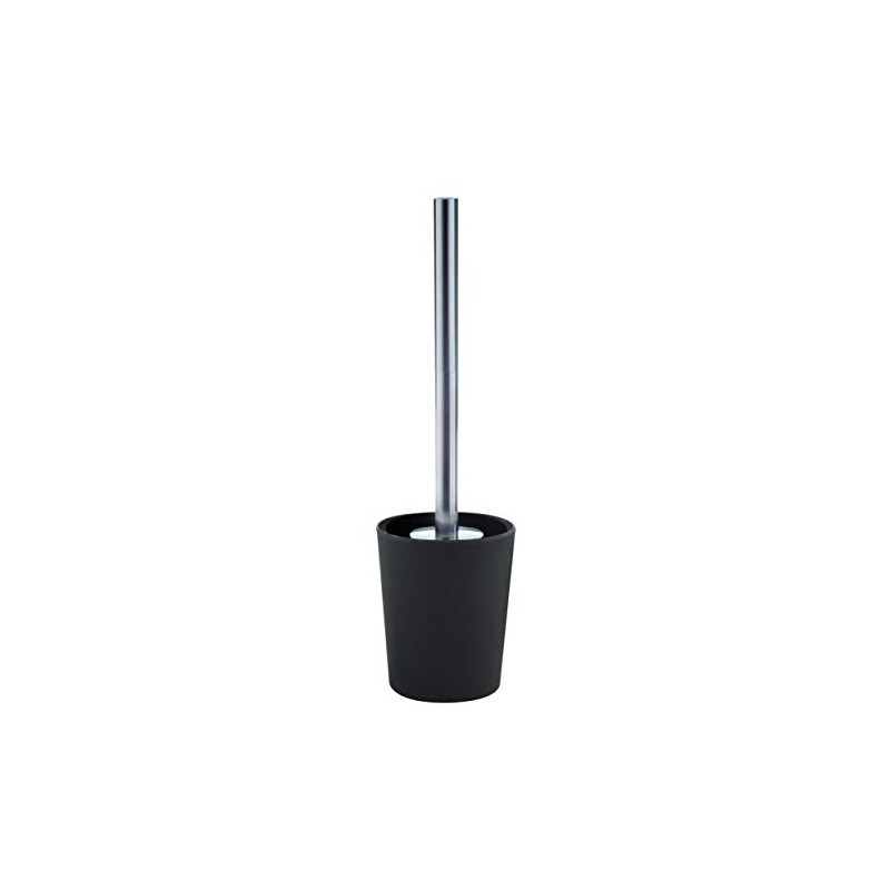 Spirella Takeo Toilet Brush with Hygienic Container Bamboo Anthracite