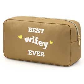 Bride To Be Gift Makeup Bag Bridal Shower Gift Bridal Shower Gifts for Bride Future Mrs Engaged Gifts for Her Makeup Bag Romantic Gifts for Her Engagement Gifts for Women Wedding Gifts Anniversary