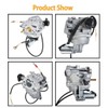 Carburetor with Fuel Pump Replacement for Honda V-Twin Horizontal Engine