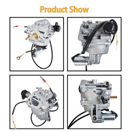 Carburetor with Fuel Pump Replacement for Honda V-Twin Horizontal Engine GX620 GX610 18HP 20HP