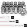 White Knight M14x1.5 Lug Nuts for Select GM and CDJR,