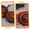 BIUDECO Wooden Hand Massage Ball Small Palm Massage Sphere for
