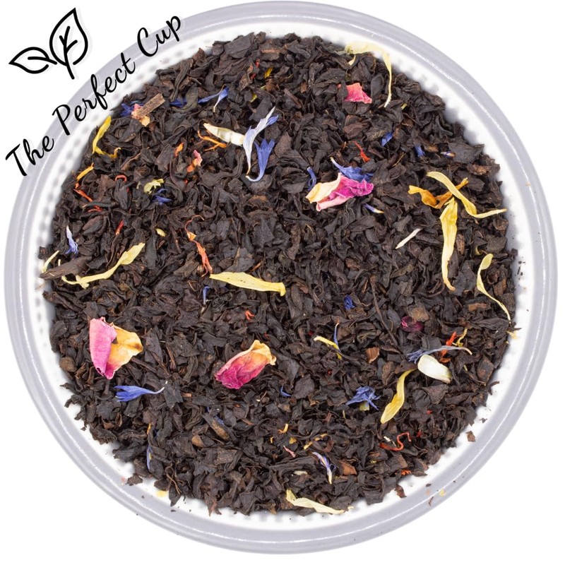 Earl Grey Rainbow Loose Leaf Tea, Bergamot Oil, Resealable Pouch