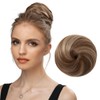 Synthetic Fiber Hair Extension Chignon Donut Bun Wig Hairpiece (Brown)