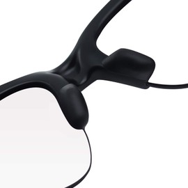 BLAZERBUCK Replacement Nose Piece Pads for Oakley Fast Jacket OO9097/Fast Jacket XL OO9156 Sunglasses - Black + Black