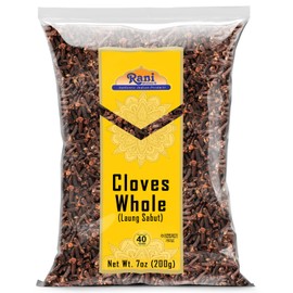 Rani Cloves Whole (Laung) 7oz (200g) Great for Food, Tea, Pomander Balls and Potpourri, Hand Selected, Spice ~ All Natural | NON-GMO | Kosher | Vegan | Gluten Friendly | Indian Origin