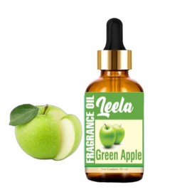 100% Pure Aromatherapy ,Bathing ,Handmade Soap Making, Beauty & Cosmetics Multipurpose Uses -30ml (Green Apple)