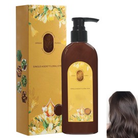 Nourishing Plant-Based Hair Color, Tinte Capilar Nutritivo A Base De Plantas, Long-Lasting & Natural Hair Color Shampoo For Gray Coverage, Minimizing Frizz, For Men & Women (Dark Brown)