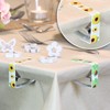 com-four® 6x tablecloth clips with motifs - table clips with