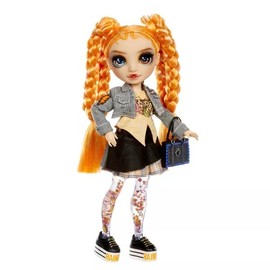 RAINBOW HIGH Sparkle and Shine - Clementine (Orange) - 11" Fashion Doll with Liquid Sparkles on Legs, Shake to See Them Shine, Great for Boys and Girls Ages 4-12