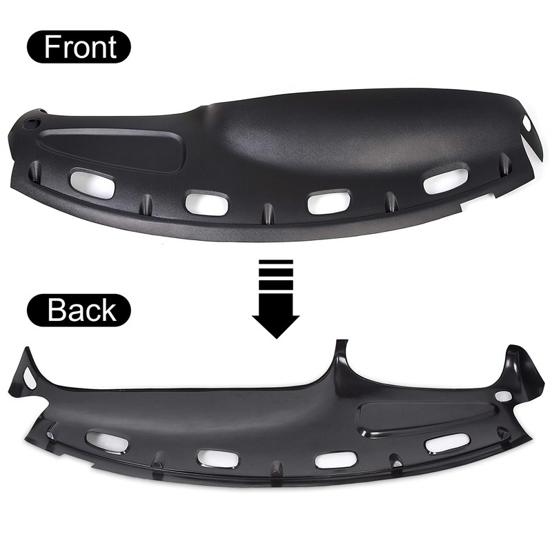 HECASA Dash Cover Dashboard Overlay Compatible with 1998–2001 Ram 1500