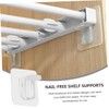 jojofuny 20pcs Shelf Pegs Household Shelf Holders for Kitchen Cabinet