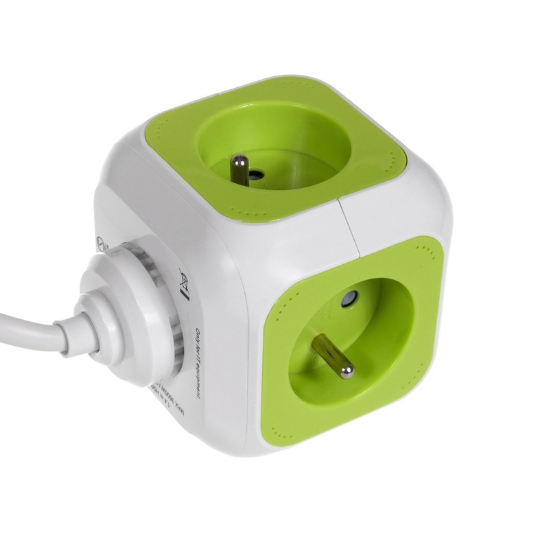 greenblue GB118 - GB118 Magic Cube Socket, 4way with 2xUSB