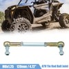 X AUTOHAUX 2pcs M8 120mm Steering Tie Rod for 50cc