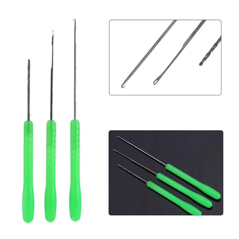 3 in 1 Bait Needle Tool Fishing Rigging Bait Needle