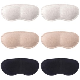 HonGien 3 Paar Fersenkissen Selbstklebende Premium Kleber Fersenpolster Fersenklammer Anti-Rutsch-Fersenkissen gegen Blasen & Reibung Dameneinlagen Herreneinlagen Fersenblasenschutz