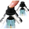 HYZ Champagne Stopper with Vacuum 2-Pack, Professional Bottles Sealer for