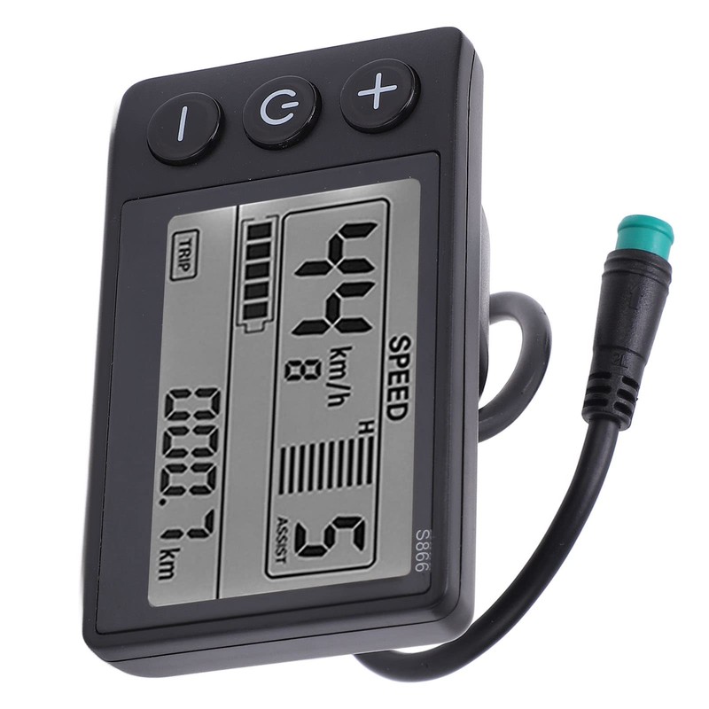 ebike,Electric Bicycle S866 LCD Display Meter 24V 36V 48V Control