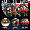 Quelay 20 Pcs Memorial Day Military Challenge Coins Thank You