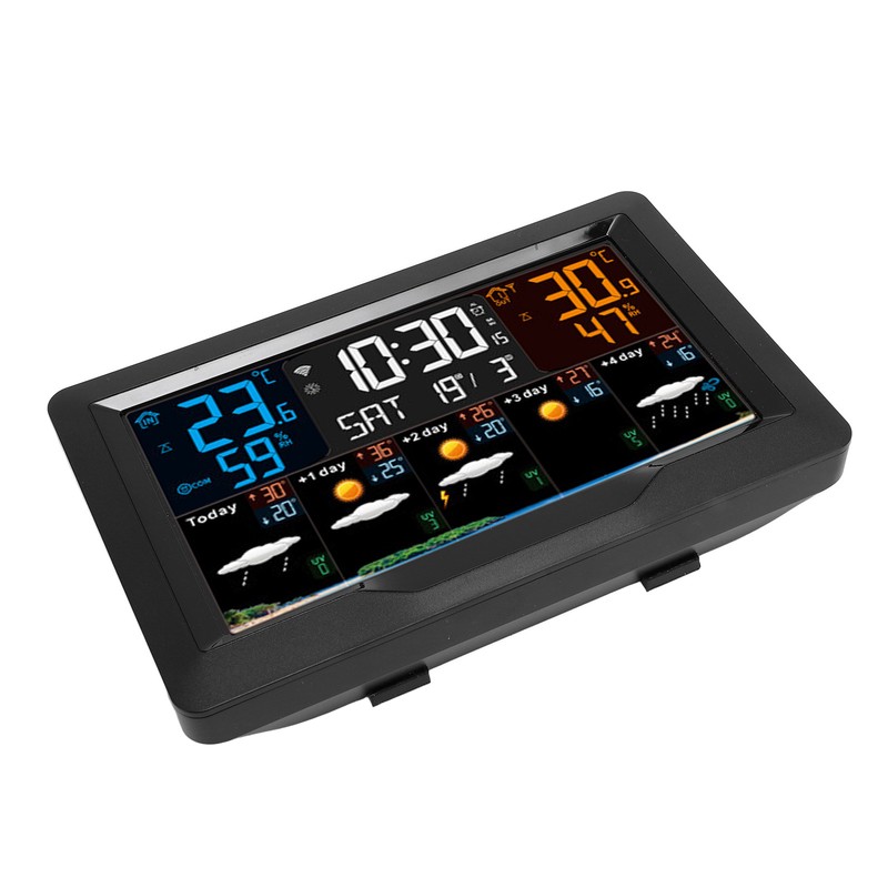 Smart Weather Clock WiFi Wireless Digital Weather Clock for Temperature