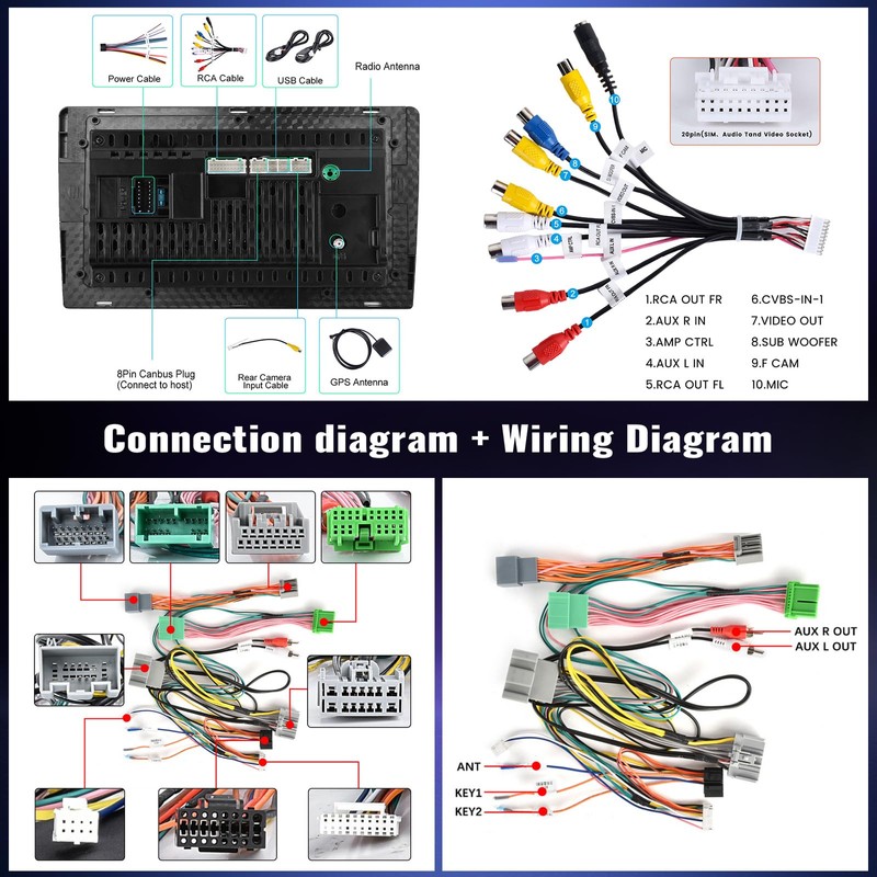 SIXWIN 4G+64G Android 13 Car Stereo for Volvo XC60 2008-2013