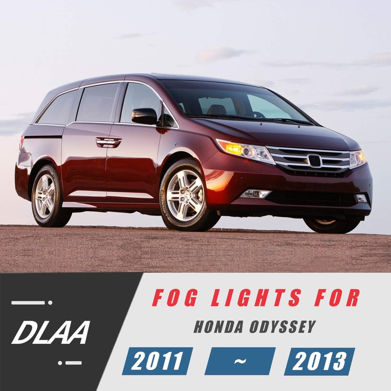 DLAA Fog Lights Compatible with HONDA ODYSSEY 2011 2012 2013