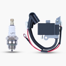 Haishine Ignition Coil Module Spark Plug Kit for Husqvarna 240 235 136 137 141 23 26 36 41 Chainsaw Parts