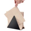 xympo Self-Adjusting Napkin Holder – Compact Black Metal Dispenser for