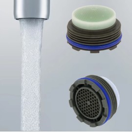 Neoperl Cache Aerator 1.5 gpm Hidden Faucet Aerated Low Flow - Junior M21.5